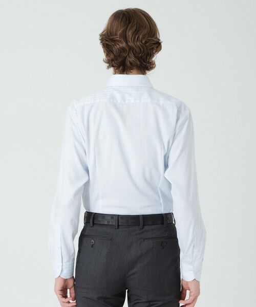 BLUE LABEL / BLACK LABEL CRESTBRIDGE / ブルーレーベル / ブラックレーベル・クレストブリッジ シャツ・ブラウス | ハイストレッチシャドーストライプセミワイドカラーシャツ | 詳細13