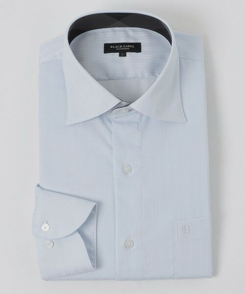 BLUE LABEL / BLACK LABEL CRESTBRIDGE / ブルーレーベル / ブラックレーベル・クレストブリッジ シャツ・ブラウス | ハイストレッチシャドーストライプセミワイドカラーシャツ | 詳細15