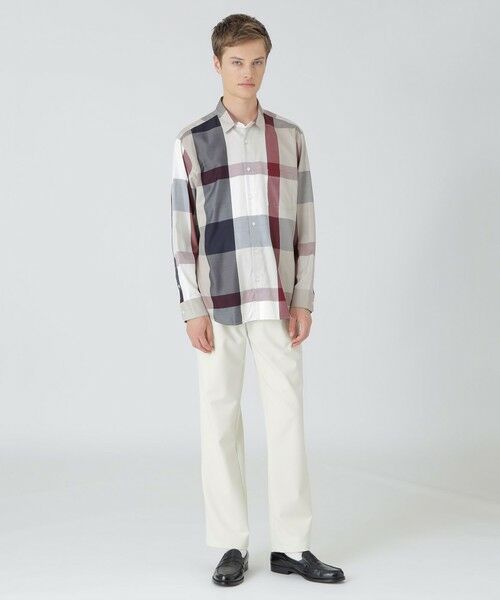 BLUE LABEL / BLACK LABEL CRESTBRIDGE / ブルーレーベル / ブラックレーベル・クレストブリッジ シャツ・ブラウス | キュプラミックスオーガニックコットンクレストブリッジチェックシャツ | 詳細5