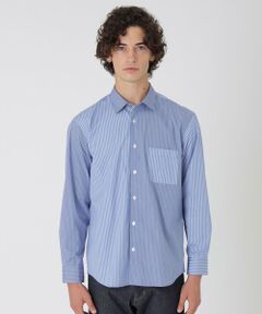 BLUE LABEL / BLACK LABEL CRESTBRIDGE / ブルーレーベル / ブラックレーベル・クレストブリッジ  シャツ・ブラウス | ストライプコンビシャツ
