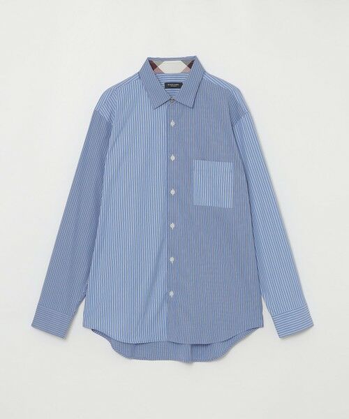 BLUE LABEL / BLACK LABEL CRESTBRIDGE / ブルーレーベル / ブラックレーベル・クレストブリッジ シャツ・ブラウス | ストライプコンビシャツ | 詳細10