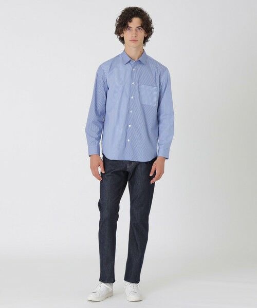 BLUE LABEL / BLACK LABEL CRESTBRIDGE / ブルーレーベル / ブラックレーベル・クレストブリッジ シャツ・ブラウス | ストライプコンビシャツ | 詳細6