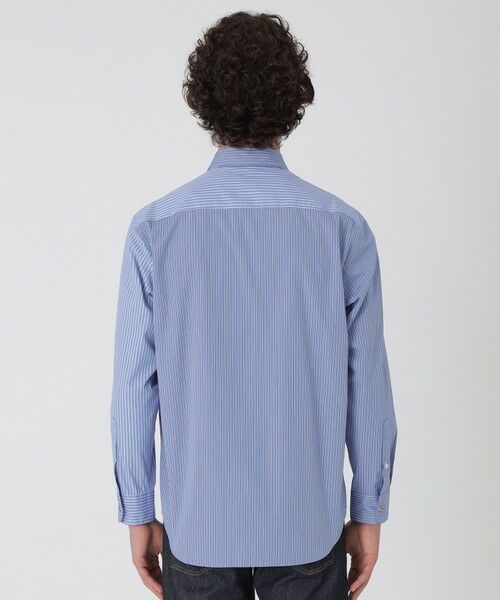 BLUE LABEL / BLACK LABEL CRESTBRIDGE / ブルーレーベル / ブラックレーベル・クレストブリッジ シャツ・ブラウス | ストライプコンビシャツ | 詳細8