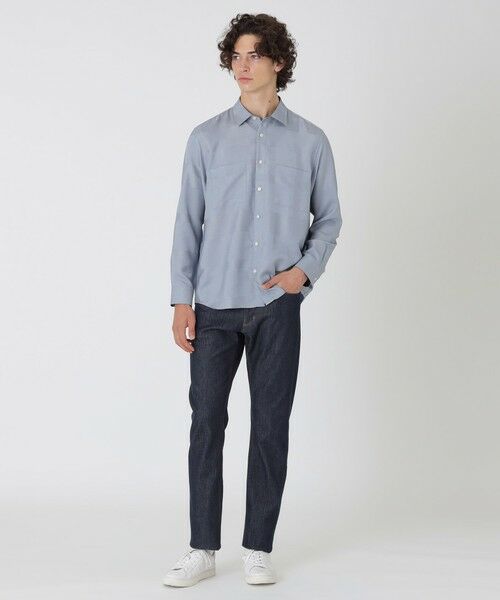 BLUE LABEL / BLACK LABEL CRESTBRIDGE / ブルーレーベル / ブラックレーベル・クレストブリッジ  シャツ・ブラウス | ブライトレーヨンシャドーチェックシャツ | 詳細1