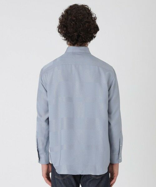 BLUE LABEL / BLACK LABEL CRESTBRIDGE / ブルーレーベル / ブラックレーベル・クレストブリッジ  シャツ・ブラウス | ブライトレーヨンシャドーチェックシャツ | 詳細3