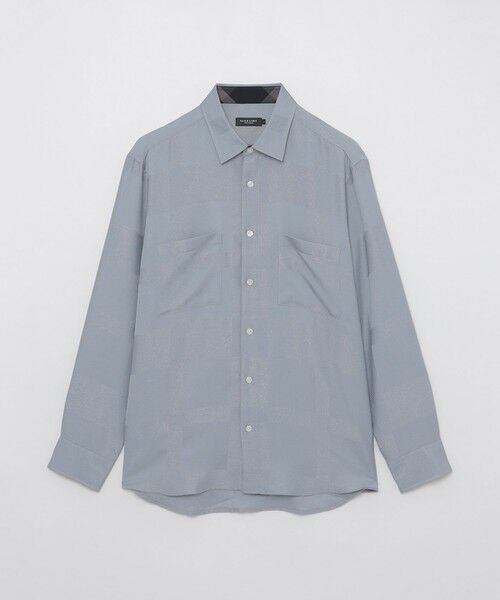 BLUE LABEL / BLACK LABEL CRESTBRIDGE / ブルーレーベル / ブラックレーベル・クレストブリッジ  シャツ・ブラウス | ブライトレーヨンシャドーチェックシャツ | 詳細6