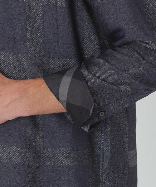 BLUE LABEL / BLACK LABEL CRESTBRIDGE / ブルーレーベル / ブラックレーベル・クレストブリッジ  シャツ・ブラウス | ブライトレーヨンシャドーチェックシャツ | 詳細11