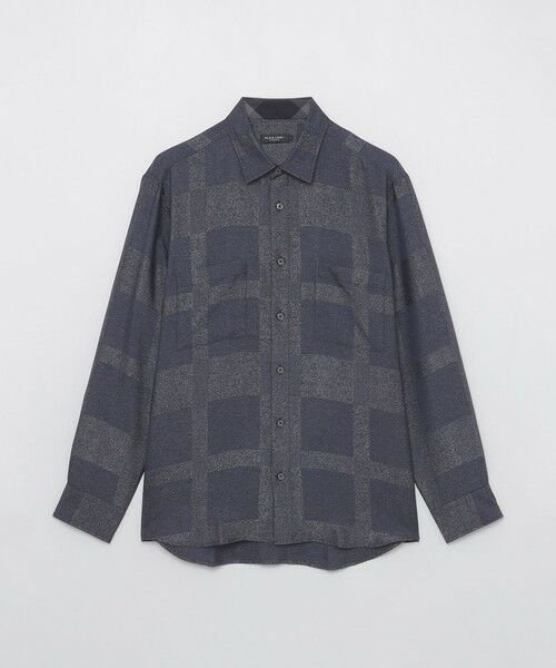 BLUE LABEL / BLACK LABEL CRESTBRIDGE / ブルーレーベル / ブラックレーベル・クレストブリッジ  シャツ・ブラウス | ブライトレーヨンシャドーチェックシャツ | 詳細12
