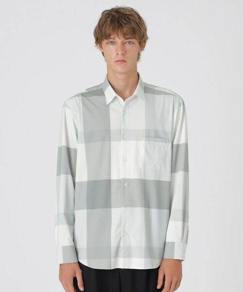 BLUE LABEL / BLACK LABEL CRESTBRIDGE/ブルーレーベル / ブラックレーベル・クレストブリッジ トリコットクレストブリッジチェックシャツ オフホワイト2 3L BLUE LABEL / BLACK LABEL CRESTBRIDGE/ブルーレーベル / ブラックレーベル・クレストブリッジ トリコットクレストブリッジチェックシャツ オフホワイト2 3L
