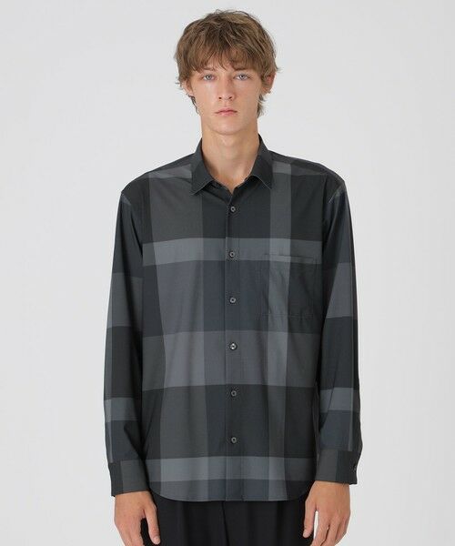 BLUE LABEL / BLACK LABEL CRESTBRIDGE/ブルーレーベル / ブラックレーベル・クレストブリッジ トリコットクレストブリッジチェックシャツ ネイビー1 3L BLUE LABEL / BLACK LABEL CRESTBRIDGE/ブルーレーベル / ブラックレーベル・クレストブリッジ トリコットクレストブリッジチェックシャツ ネイビー1 3L
