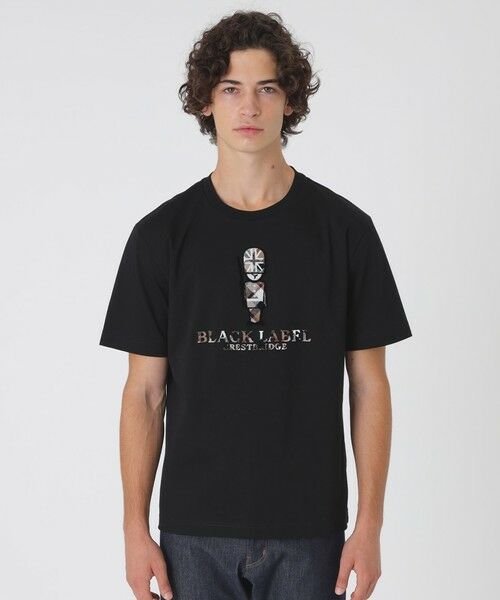 BLUE LABEL / BLACK LABEL CRESTBRIDGE/ブルーレーベル / ブラックレーベル・クレストブリッジ ハブラシガーズマンTシャツ ブラック L BLUE LABEL / BLACK LABEL CRESTBRIDGE/ブルーレーベル / ブラックレーベル・クレストブリッジ ハブラシガーズマンTシャツ ブラック L
