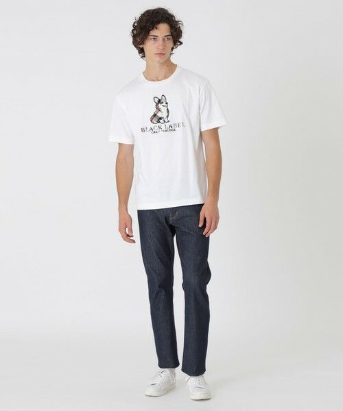 ハブラシコーギーTシャツ （カットソー）｜BLUE LABEL / BLACK