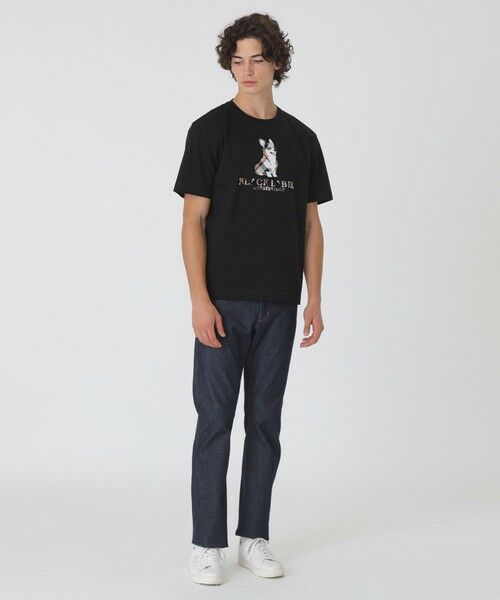 ハブラシコーギーTシャツ （カットソー）｜BLUE LABEL / BLACK