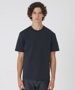 黒 半袖Tシャツ ブルーレーベル　【新品タグ付き】 AZUL BY MOUSSY | ネックジャガードロゴ半袖Tシャツ (Tシャツ