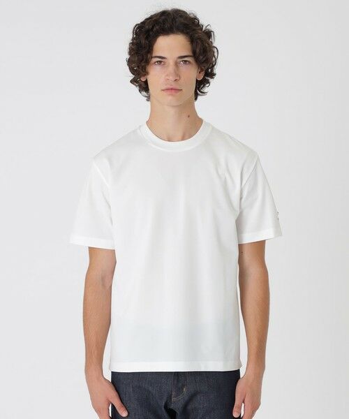 BLUE LABEL / BLACK LABEL CRESTBRIDGE/ブルーレーベル / ブラックレーベル・クレストブリッジ 10カラーレタードスリーブTシャツ オフホワイト1 L BLUE LABEL / BLACK LABEL CRESTBRIDGE/ブルーレーベル / ブラックレーベル・クレストブリッジ 10カラーレタードスリーブTシャツ オフホワイト1 L
