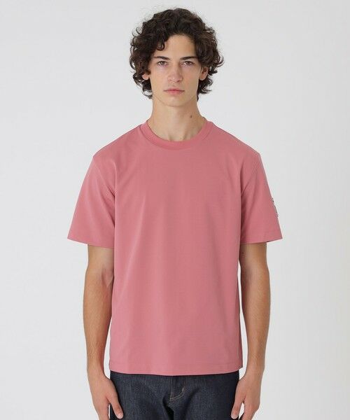 BLUE LABEL / BLACK LABEL CRESTBRIDGE/ブルーレーベル / ブラックレーベル・クレストブリッジ 10カラーレタードスリーブTシャツ ピンク3 L BLUE LABEL / BLACK LABEL CRESTBRIDGE/ブルーレーベル / ブラックレーベル・クレストブリッジ 10カラーレタードスリーブTシャツ ピンク3 L