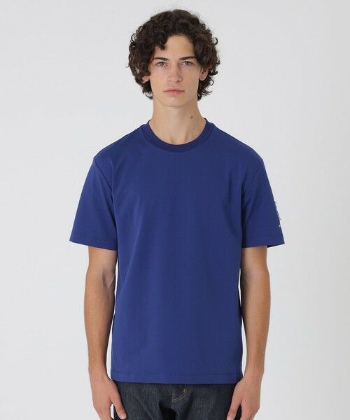 BLUE LABEL / BLACK LABEL CRESTBRIDGE/ブルーレーベル / ブラックレーベル・クレストブリッジ 10カラーレタードスリーブTシャツ ブルー4 LL BLUE LABEL / BLACK LABEL CRESTBRIDGE/ブルーレーベル / ブラックレーベル・クレストブリッジ 10カラーレタードスリーブTシャツ ブルー4 LL