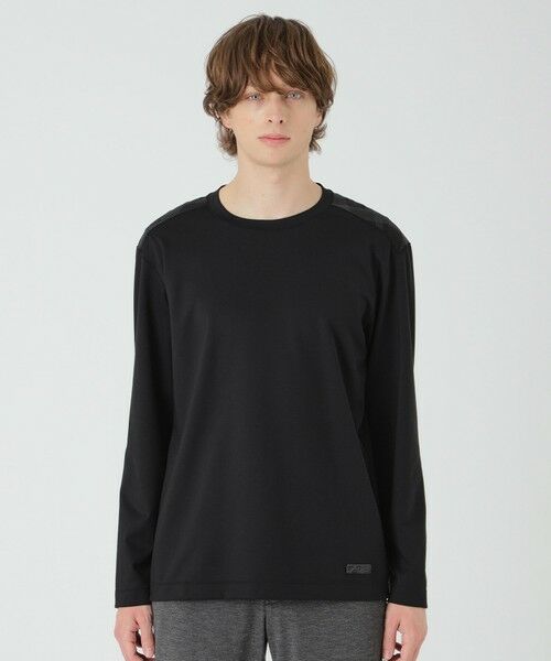 BLUE LABEL / BLACK LABEL CRESTBRIDGE/ブルーレーベル / ブラックレーベル・クレストブリッジ ハイストレッチテーラリングカットソー ブラック M BLUE LABEL / BLACK LABEL CRESTBRIDGE/ブルーレーベル / ブラックレーベル・クレストブリッジ ハイストレッチテーラリングカットソー ブラック M