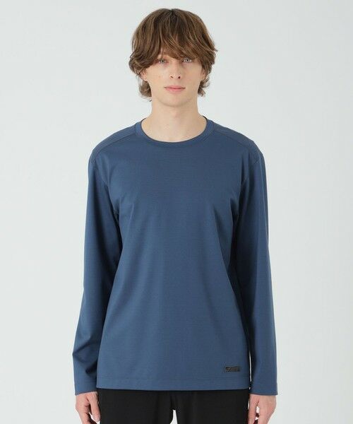 BLUE LABEL / BLACK LABEL CRESTBRIDGE/ブルーレーベル / ブラックレーベル・クレストブリッジ ハイストレッチテーラリングカットソー ブルー4 M BLUE LABEL / BLACK LABEL CRESTBRIDGE/ブルーレーベル / ブラックレーベル・クレストブリッジ ハイストレッチテーラリングカットソー ブルー4 M
