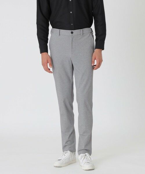 BLUE LABEL / BLACK LABEL CRESTBRIDGE/ブルーレーベル / ブラックレーベル・クレストブリッジ CARREMAN ツイルジャージーイージートラウザーズ グレー1 M BLUE LABEL / BLACK LABEL CRESTBRIDGE/ブルーレーベル / ブラックレーベル・クレストブリッジ CARREMAN ツイルジャージーイージートラウザーズ グレー1 M