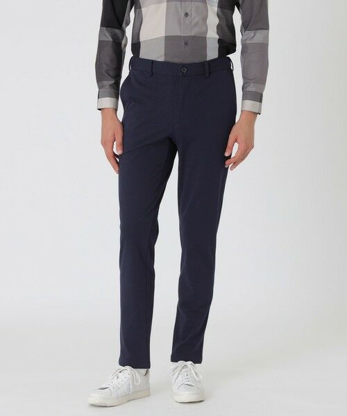 BLUE LABEL / BLACK LABEL CRESTBRIDGE / ブルーレーベル / ブラックレーベル・クレストブリッジ その他パンツ | CARREMAN ツイルジャージーイージートラウザーズ(ネイビー1)