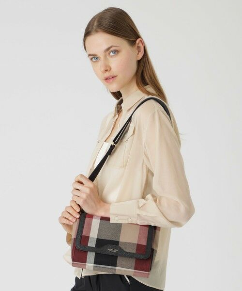 BLUE LABEL / BLACK LABEL CRESTBRIDGE / ブルーレーベル / ブラックレーベル・クレストブリッジ  ショルダーバッグ | クレストブリッジチェックキャンバスかぶせショルダー | 詳細1