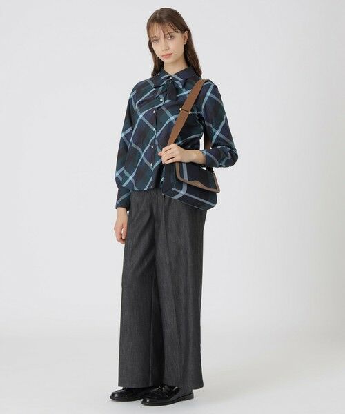 BLUE LABEL / BLACK LABEL CRESTBRIDGE / ブルーレーベル / ブラックレーベル・クレストブリッジ  ショルダーバッグ | クレストブリッジチェックキャンバスかぶせショルダー | 詳細9