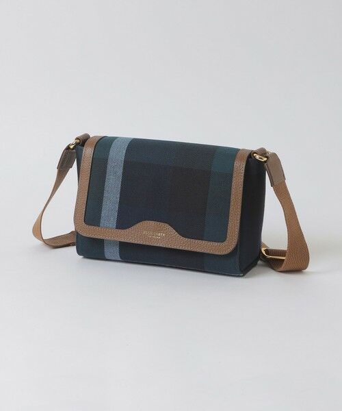 BLUE LABEL / BLACK LABEL CRESTBRIDGE/ブルーレーベル / ブラックレーベル・クレストブリッジ クレストブリッジチェックキャンバスかぶせショルダー ネイビー3 F BLUE LABEL / BLACK LABEL CRESTBRIDGE/ブルーレーベル / ブラックレーベル・クレストブリッジ クレストブリッジチェックキャンバスかぶせショルダー ネイビー3 F
