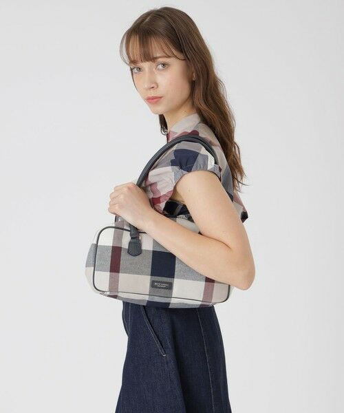 BLUE LABEL / BLACK LABEL CRESTBRIDGE / ブルーレーベル / ブラックレーベル・クレストブリッジ  ショルダーバッグ | クレストブリッジチェックキャンバスボストンバッグ | 詳細7