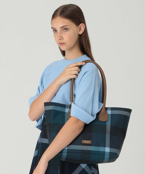 BLUE LABEL / BLACK LABEL CRESTBRIDGE / ブルーレーベル / ブラックレーベル・クレストブリッジ  ショルダーバッグ | クレストブリッジチェックPVCトート | 詳細7