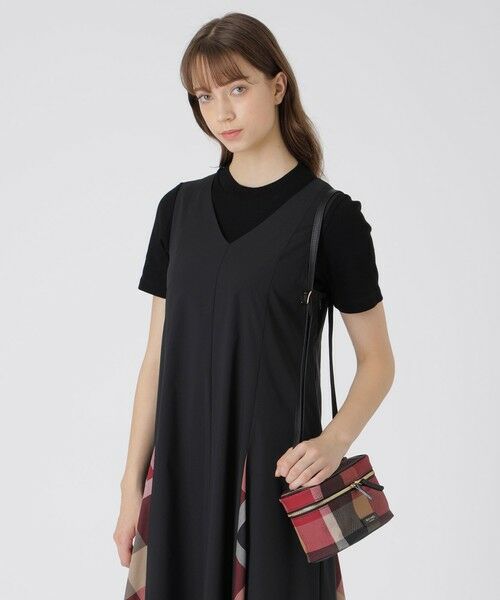 BLUE LABEL / BLACK LABEL CRESTBRIDGE / ブルーレーベル / ブラックレーベル・クレストブリッジ  ショルダーバッグ | クレストブリッジチェックPVCバニティショルダー | 詳細1