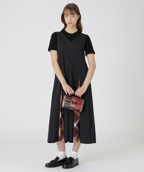 BLUE LABEL / BLACK LABEL CRESTBRIDGE / ブルーレーベル / ブラックレーベル・クレストブリッジ  ショルダーバッグ | クレストブリッジチェックPVCバニティショルダー | 詳細2