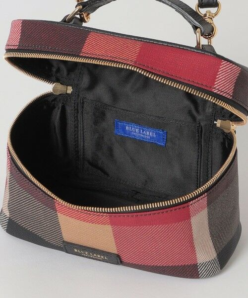 BLUE LABEL / BLACK LABEL CRESTBRIDGE / ブルーレーベル / ブラックレーベル・クレストブリッジ  ショルダーバッグ | クレストブリッジチェックPVCバニティショルダー | 詳細5