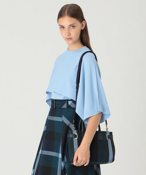 BLUE LABEL / BLACK LABEL CRESTBRIDGE / ブルーレーベル / ブラックレーベル・クレストブリッジ  ショルダーバッグ | クレストブリッジチェックキャンバスハトメミドルトート | 詳細1