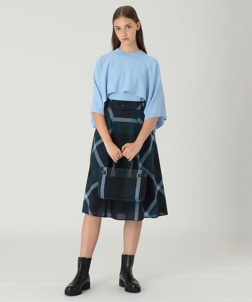 BLUE LABEL / BLACK LABEL CRESTBRIDGE / ブルーレーベル / ブラックレーベル・クレストブリッジ  ショルダーバッグ | クレストブリッジチェックキャンバスハトメミドルトート | 詳細2