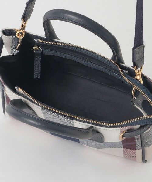 BLUE LABEL / BLACK LABEL CRESTBRIDGE / ブルーレーベル / ブラックレーベル・クレストブリッジ  ショルダーバッグ | クレストブリッジチェックキャンバスハトメミドルトート | 詳細11