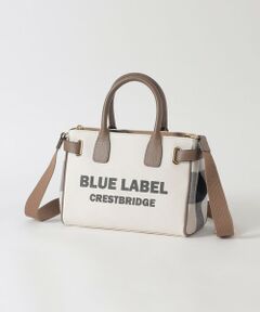 BLUE LABEL / BLACK LABEL CRESTBRIDGE / ブルーレーベル / ブラックレーベル・クレストブリッジ  ショルダーバッグ | ロゴプリントハトメミドルトート