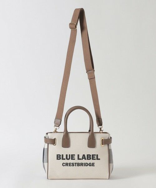 BLUE LABEL / BLACK LABEL CRESTBRIDGE / ブルーレーベル / ブラックレーベル・クレストブリッジ  ショルダーバッグ | ロゴプリントハトメミドルトート | 詳細3