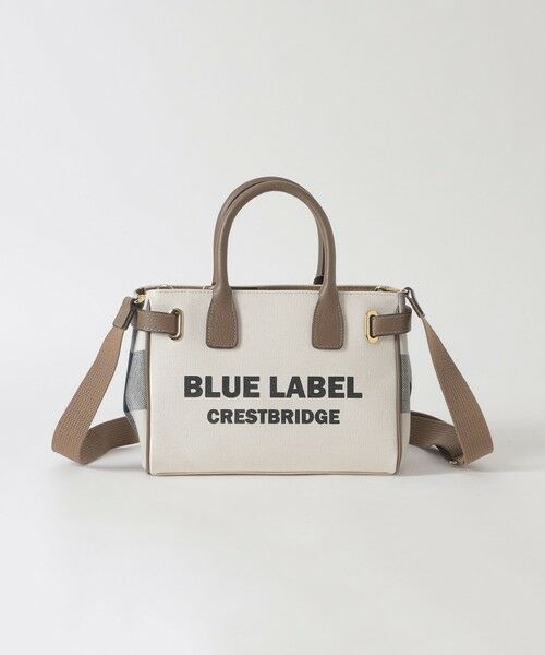BLUE LABEL / BLACK LABEL CRESTBRIDGE / ブルーレーベル / ブラックレーベル・クレストブリッジ  ショルダーバッグ | ロゴプリントハトメミドルトート | 詳細7