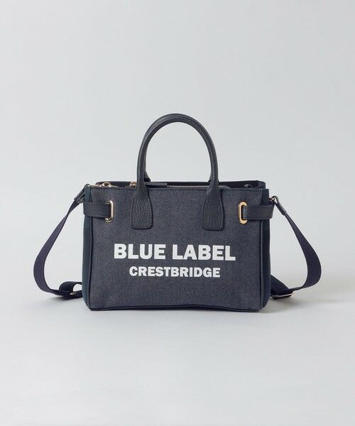 BLUE LABEL / BLACK LABEL CRESTBRIDGE / ブルーレーベル / ブラックレーベル・クレストブリッジ  ショルダーバッグ | ロゴプリントハトメミドルトート | 詳細14