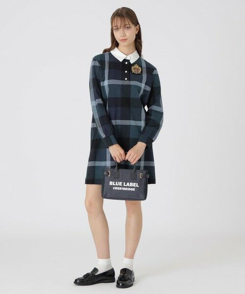 BLUE LABEL / BLACK LABEL CRESTBRIDGE / ブルーレーベル / ブラックレーベル・クレストブリッジ  ショルダーバッグ | ロゴプリントハトメミドルトート | 詳細9