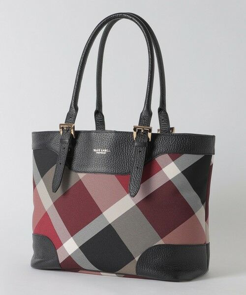 BLUE LABEL / BLACK LABEL CRESTBRIDGE/ブルーレーベル / ブラックレーベル・クレストブリッジ 【10th ANNIVERSARY】クレストブリッジチェックビエラトート レッド1 F BLUE LABEL / BLACK LABEL CRESTBRIDGE/ブルーレーベル / ブラックレーベル・クレストブリッジ 【10th ANNIVERSARY】クレストブリッジチェックビエラトート レッド1 F