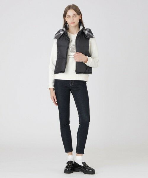 BLUE LABEL / BLACK LABEL CRESTBRIDGE / ブルーレーベル / ブラックレーベル・クレストブリッジ  その他アウター | 【10th ANNIVERSARY】【はっ水】ストレッチタフタリバーシブルダウンベスト | 詳細1