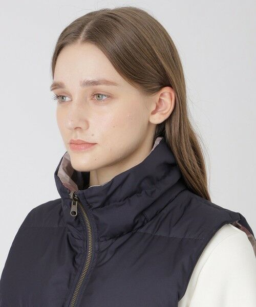BLUE LABEL / BLACK LABEL CRESTBRIDGE / ブルーレーベル / ブラックレーベル・クレストブリッジ  その他アウター | 【10th ANNIVERSARY】【はっ水】ストレッチタフタリバーシブルダウンベスト | 詳細15