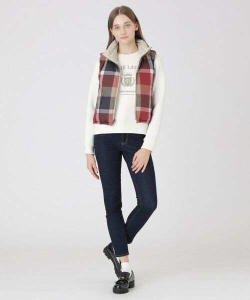 BLUE LABEL / BLACK LABEL CRESTBRIDGE / ブルーレーベル / ブラックレーベル・クレストブリッジ  その他アウター | 【10th ANNIVERSARY】【はっ水】ストレッチタフタリバーシブルダウンベスト | 詳細28