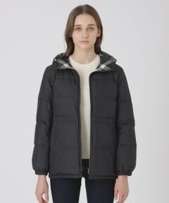 【10th ANNIVERSARY】【はっ水】ストレッチタフタリバーシブルダウンコート