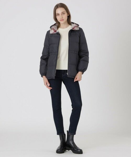 BLUE LABEL / BLACK LABEL CRESTBRIDGE / ブルーレーベル / ブラックレーベル・クレストブリッジ その他アウター | 【10th ANNIVERSARY】【はっ水】ストレッチタフタリバーシブルダウンコート | 詳細11