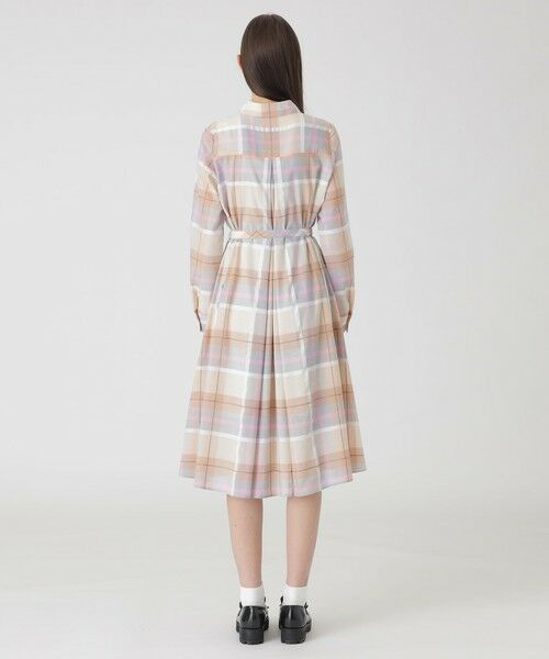 BLUE LABEL / BLACK LABEL CRESTBRIDGE / ブルーレーベル / ブラックレーベル・クレストブリッジ  ドレス | 【取扱店舗限定】クレストブリッジチェックシャドードビーシャツドレス | 詳細3