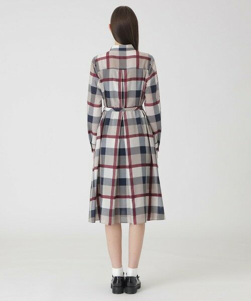 BLUE LABEL / BLACK LABEL CRESTBRIDGE / ブルーレーベル / ブラックレーベル・クレストブリッジ  ドレス | 【取扱店舗限定】クレストブリッジチェックシャドードビーシャツドレス | 詳細10