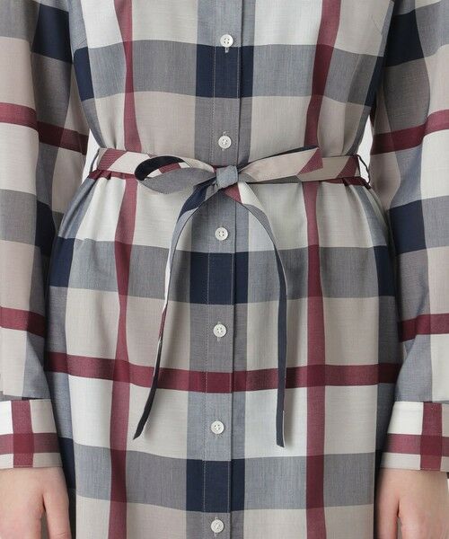 BLUE LABEL / BLACK LABEL CRESTBRIDGE / ブルーレーベル / ブラックレーベル・クレストブリッジ  ドレス | 【取扱店舗限定】クレストブリッジチェックシャドードビーシャツドレス | 詳細11
